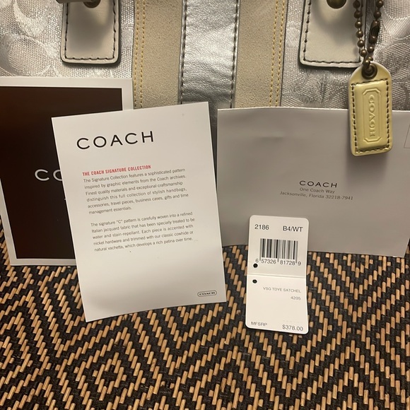 Vintage Y2K Coach Signature Print Tie Dye satchel 2186 soho hampton speedy - Picture 3 of 14